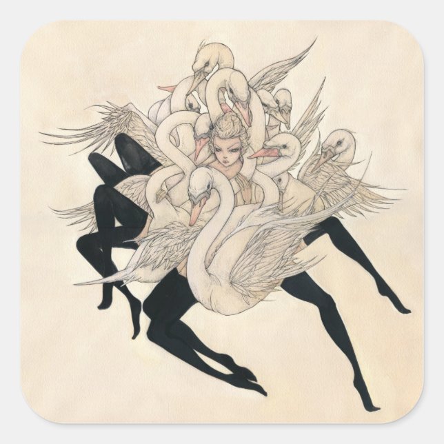 A Lamentation Square Sticker (Front)