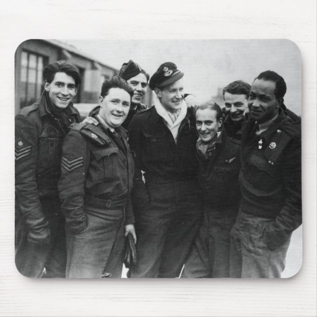 A Lancaster Bomber Crew Mouse Pad (Front)