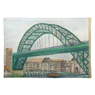 A Landmark of Newcastle upon Tyne BRIDGE placemats