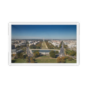 A landscape view of Washington DC Acrylic Tray