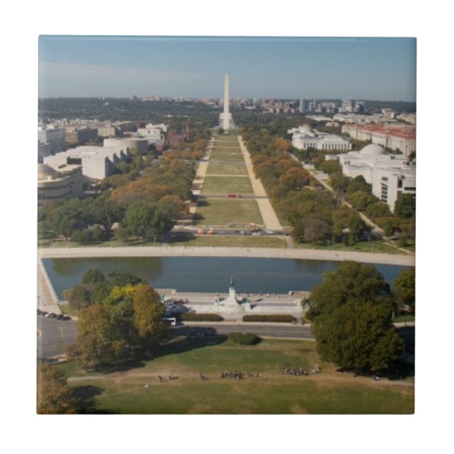 A landscape view of Washington DC Ceramic Tile (Front)