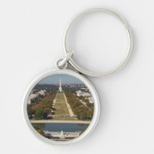 A landscape view of Washington DC Keychain