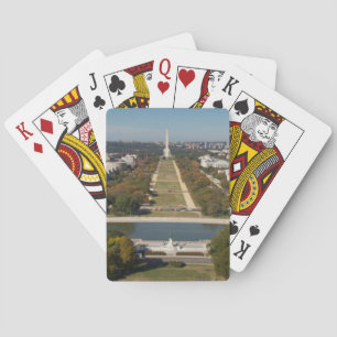 A landscape view of Washington DC Poker Cards