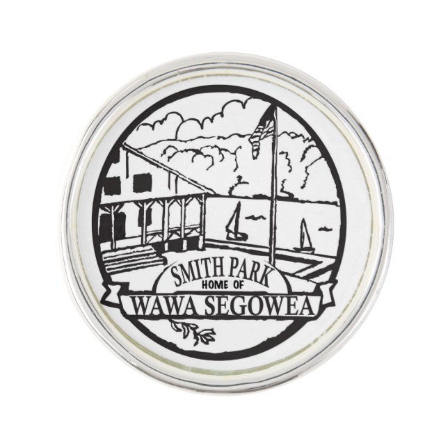 A lapel pin for camp? Why not! (Front)