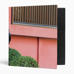 A Large-Billed Jungle Crow A Perch On A Cloud Tree 3 Ring Binder