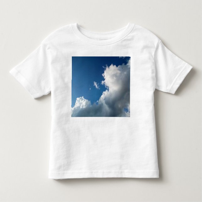 A large cloud toddler t-shirt (Front)