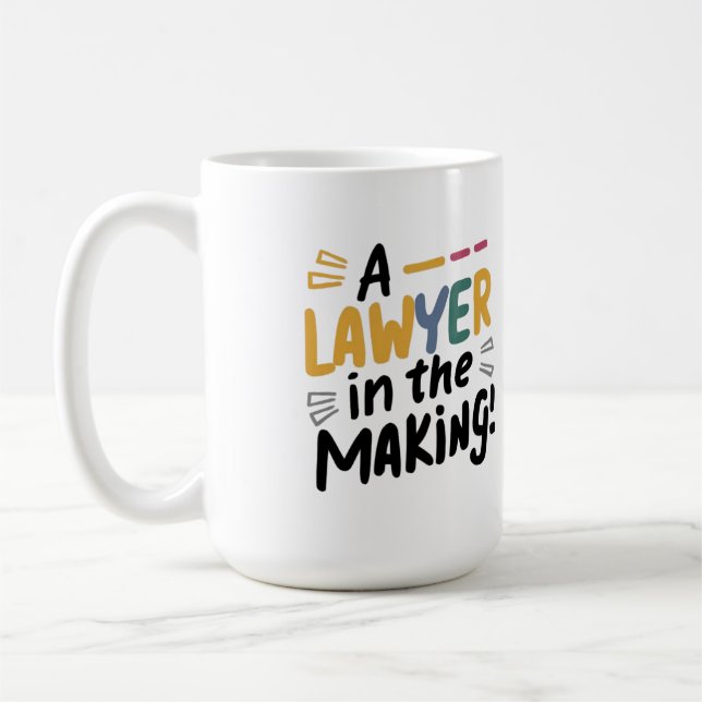 A lawyer in the Making  Coffee Mug (Left)
