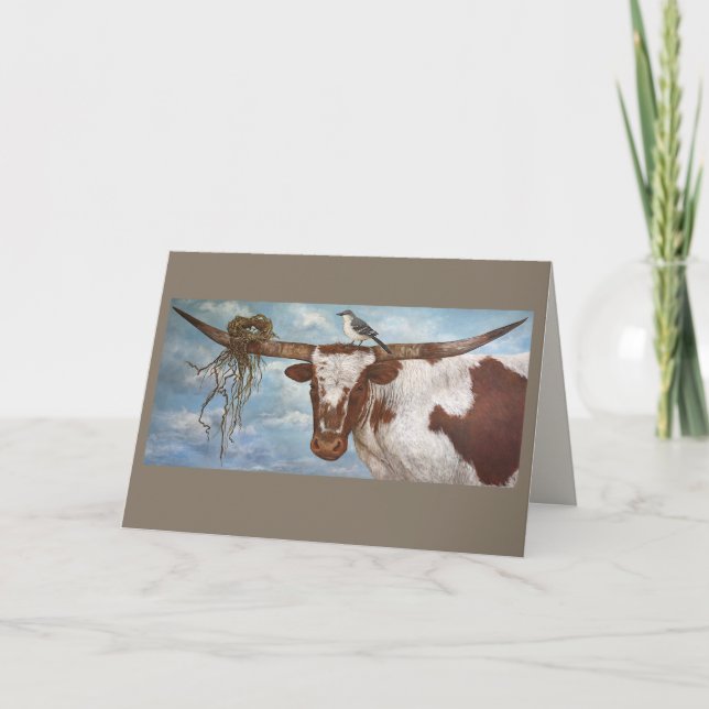 A Lazy Day in Texas card (Front)