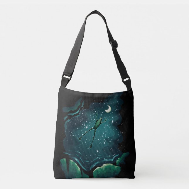 A Leap Over the Moon Crossbody Bag (Front)