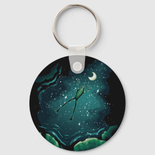 A Leap Over the Moon Keychain