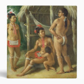 A Leeward Islands Carib Family outside a Hut, c.17 Binder (Front)