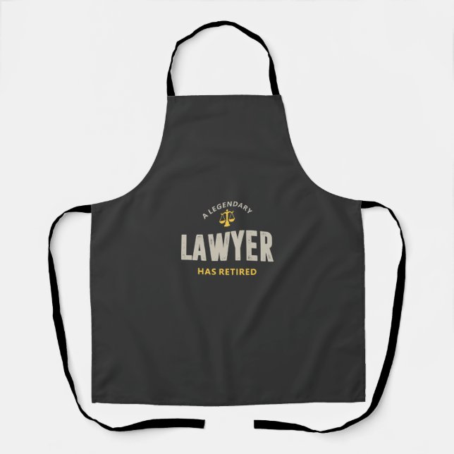 A Legendary Lawyer Has Retired Apron (Front)