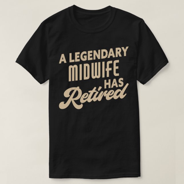 A Legendary Midwife Has Retired Midwife Pullover  (Design Front)