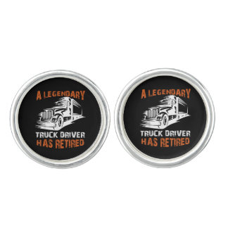 A Legendary Truck Driver Has Retired Funny Cufflinks