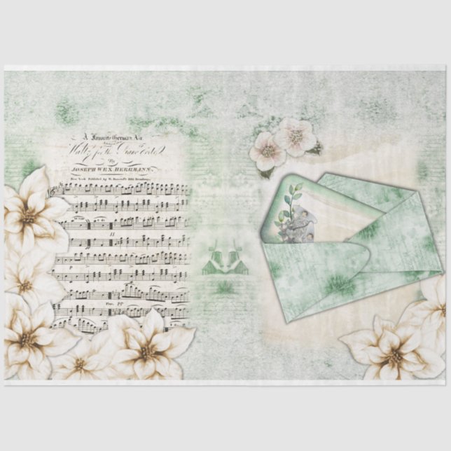 A Let it Snow Series Design 4 Tissue Paper (Front)