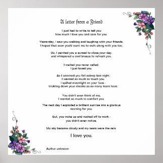 Letter Writing Posters | Zazzle