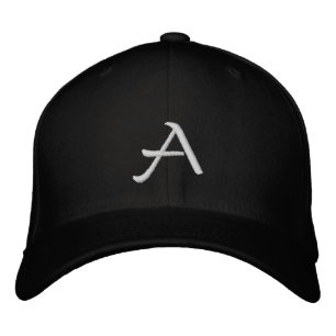 A-Letter Embroidered – Custom Initial Baseball Cap