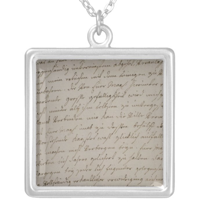 A letter Maria Theresa to King Frederick Jewelry