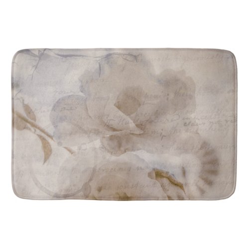 A Letter From Yesterday -Antique Rose & Windmill Bath Mat