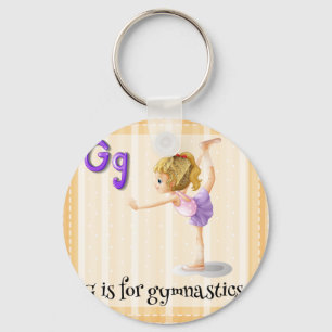 A letter G Keychain