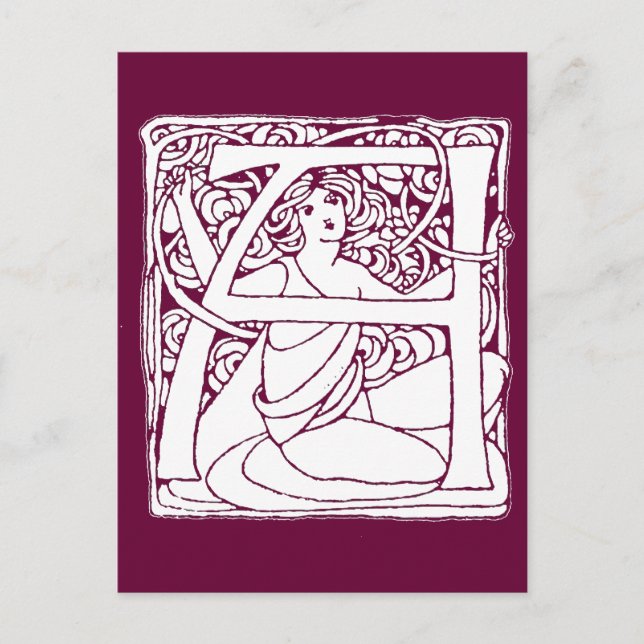 A Letter Lady Postcard (Front)