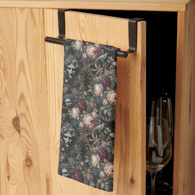🩸 A Letter to Lunacy – Gothic Victorian Kitchen Towel (Thirds Fold)
