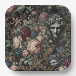 🩸 A Letter to Lunacy – Gothic Victorian  Paper Plates
