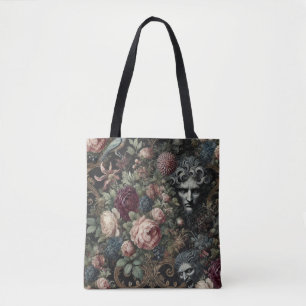 🩸 A Letter to Lunacy – Gothic Victorian Tote Bag