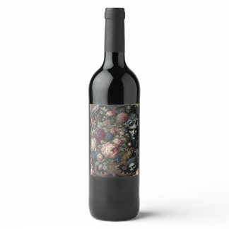 🩸 A Letter to Lunacy – Gothic Victorian  Wine Label