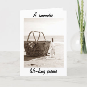 A LIFE-LONG ROMANTIC PICNIC TO MY GROOM CARD