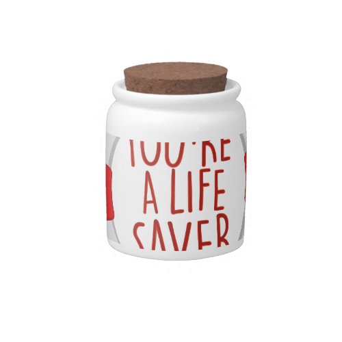 A Life Saver Candy Jar