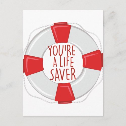 A Life Saver Postcard