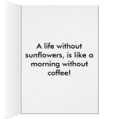 A Life Without Sunflowers! (Inside (Right))