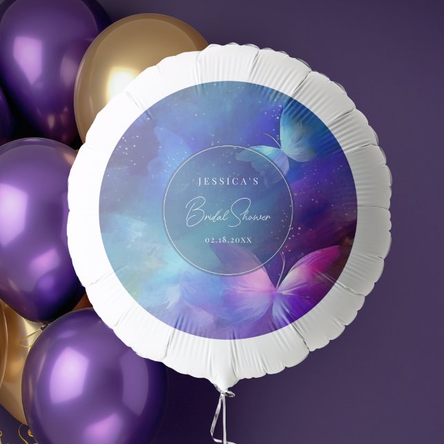 A Lifetime of Butterflies Bridal Shower Balloon (Creator Uploaded)