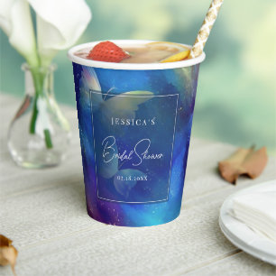 A Lifetime of Butterflies Bridal Shower Paper Cups