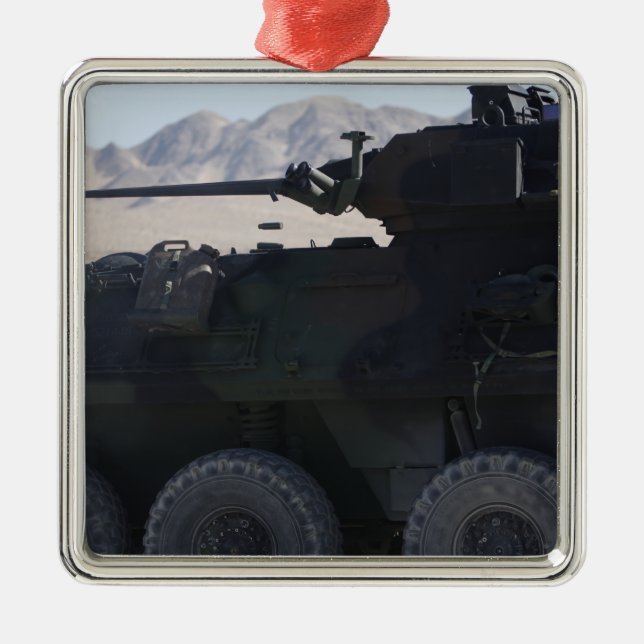 A light armored vehicle fires metal ornament (Front)