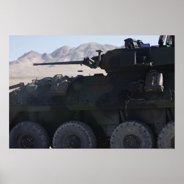 A light armored vehicle fires poster (Front)