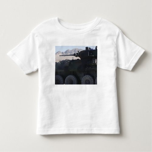 A light armored vehicle fires toddler t_shirt