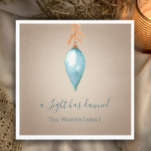 A Light Has Dawned | Watercolor Custom Christmas