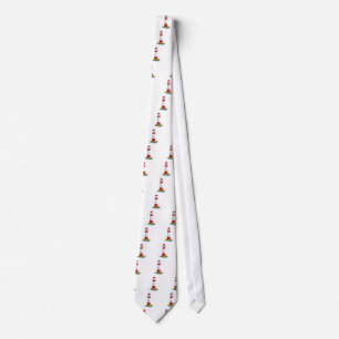 a light house neck tie