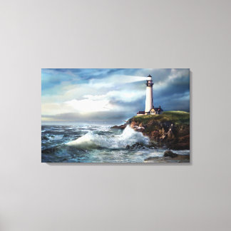 A Light of Hope, Pigeon Point Lighthouse Canvas Print