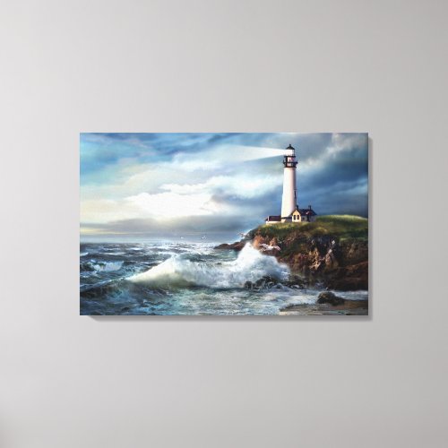 A Light of Hope Pigeon Point Lighthouse Canvas Print