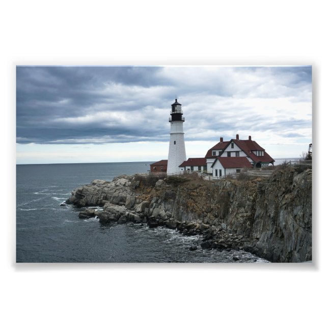 A Light To Sea Photo Print (Front)