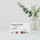 A Line of Purses Business Card (Standing Front)