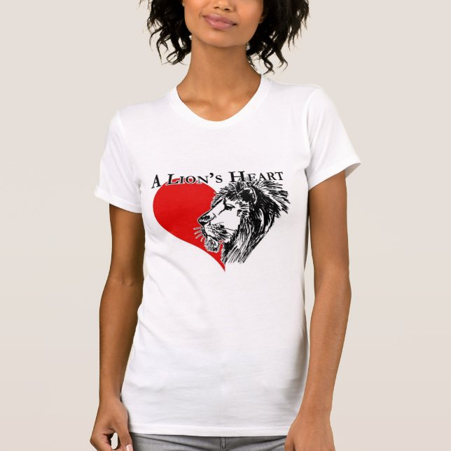 A Lion's Heart Logo Women's T-Shirt (Front)