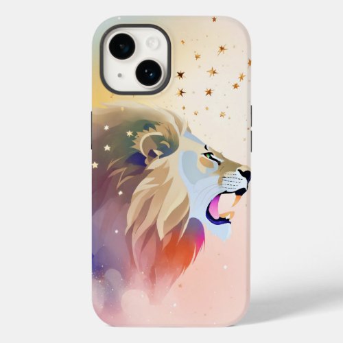 A Lions Reign Under the Starry Sky Case_Mate iPhone 14 Case