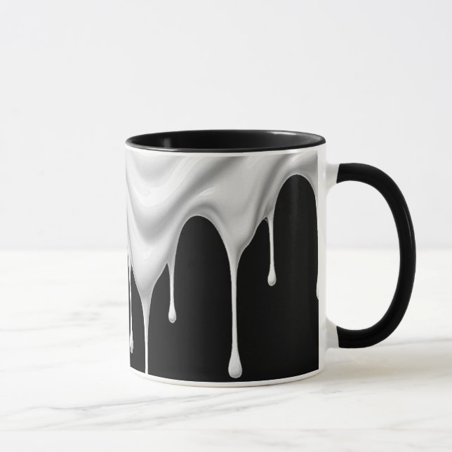 A liquid effect flowing along a mug. mug (Right)