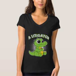 A Litigator Alligator Lawyer Civil Case Experts T-Shirt