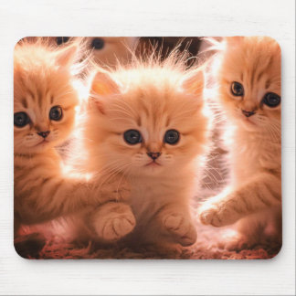 A Litter Of Cute Kittens on Laptop Desktop Tablet Mouse Pad
