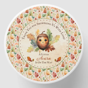 A Little Acorn Fall Baby Shower Mini Candle Favors